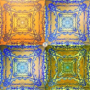 Rumpelstil – TPOS – "Liquid Passage” 80 x 80 cm Acryl auf Leinwand 2025